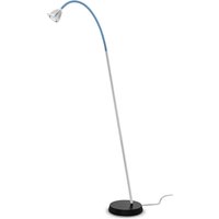 less'n'more Athene LED Stehleuchte Flexwelle: Textil blau von less'n'more