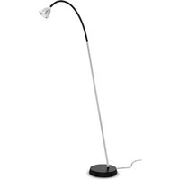 less'n'more Athene LED Stehleuchte Flexwelle: Textil schwarz von less'n'more