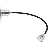 less'n'more Athene LED Wand- / Deckenstrahler, mit Tastdimmer, Flexwelle: lang Flexwelle: Textil schwarz less'n'more Athene LED Wand- / Deckenstrahler, mit Tastdimmer, Flexwelle: lang Flexwelle: Textil schwarz von less'n'more