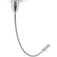 less'n'more Zeus LED Wand- / Deckenleuchte, Flexwelle: lang Flexwelle: Aluminium von less'n'more