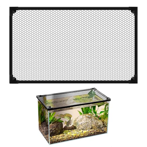 Aquarium-Sieb, Magnetisches Aquarium Anti Spring Netz, Fischisolationsbox Anti-Entweichungsnetz, Abdeckung für DASS Fische, Reptilien, Schildkröten Andere Tiere Entkommen, Fischschutz-Zubehör,50x30CM Aquarium-Sieb, Magnetisches Aquarium Anti Spring Netz, Fischisolationsbox Anti-Entweichungsnetz, Abdeckung für DASS Fische, Reptilien, Schildkröten Andere Tiere Entkommen, Fischschutz-Zubehör,50x30CM von letuxaamz