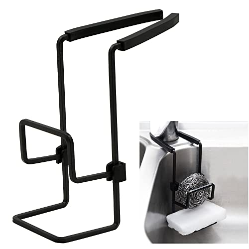 Schwammhalter Küche Hängend Spülbecken Organizer - Metall Sponge Holder kitchen sink Wasserdicht Spülschwamm Halterung Spülschwammhalter Küchenschwammhalter - Kein Bohren Erforderlich, Schwarz Schwammhalter Küche Hängend Spülbecken Organizer - Metall Sponge Holder kitchen sink Wasserdicht Spülschwamm Halterung Spülschwammhalter Küchenschwammhalter - Kein Bohren Erforderlich, Schwarz von letuxaamz