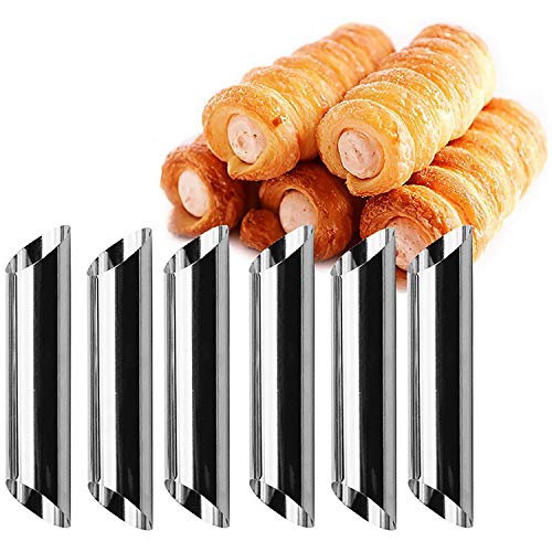 letuxiashop Edelstahl-Rundrohr-Spiral-Croissant-Gebäck-Backform, süße Strudelform, Butterrolle in Regenbogen-Crimpform, EIN Werkzeug, das zum Backen in der Küche geeignet ist letuxiashop Edelstahl-Rundrohr-Spiral-Croissant-Gebäck-Backform, süße Strudelform, Butterrolle in Regenbogen-Crimpform, EIN Werkzeug, das zum Backen in der Küche geeignet ist von letuxiashop