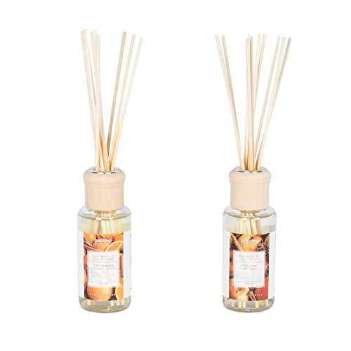 levandeo 2er Set Raumduft 2X 100ml Zimt-Orange Zimt-Apfel Holzstäbchen Lufterfrischer Raumerfrischer levandeo 2er Set Raumduft 2X 100ml Zimt-Orange Zimt-Apfel Holzstäbchen Lufterfrischer Raumerfrischer von levandeo