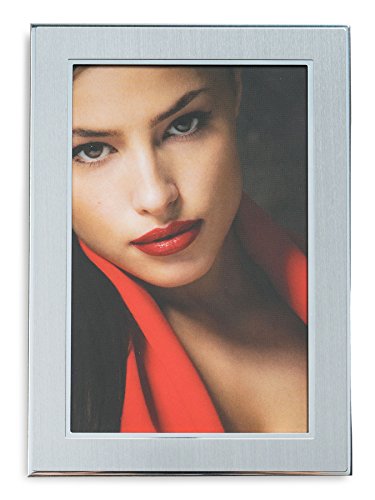 levandeo Bilderrahmen 13x18cm Alu Aluminium Silber Fotorahmen Glasscheiben Portraitrahmen Portrait von levandeo