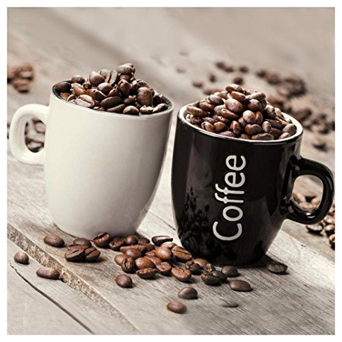 levandeo Glasbild 30 x 30 cm Wandbild Glas Kaffeetasse Küche Kaffeebohnen Coffee Küchendeko levandeo Glasbild 30 x 30 cm Wandbild Glas Kaffeetasse Küche Kaffeebohnen Coffee Küchendeko von levandeo