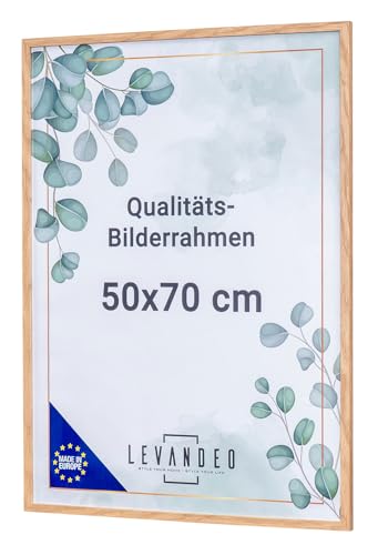 levandeo Posterrahmen 50x70 Natur Eiche Optik Made in EU Bilderrahmen Portrait Fotorahmen Picture Frame Deko levandeo Posterrahmen 50x70 Natur Eiche Optik Made in EU Bilderrahmen Portrait Fotorahmen Picture Frame Deko von levandeo