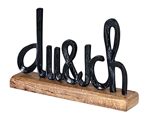 levandeo Schriftzug Du Und Ich L25cm Schwarz Mango Holz Tischdeko Geschenk Aufsteller Du&Ich Valentinstag Deko levandeo Schriftzug Du Und Ich L25cm Schwarz Mango Holz Tischdeko Geschenk Aufsteller Du&Ich Valentinstag Deko von levandeo