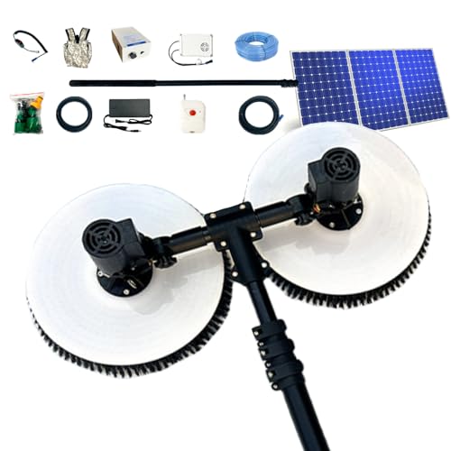 Elektrisches Wasserzufuhr-Set, Solarmodul-Reinigungsbürste, automatische Solar-Fensterglasreinigung im Außenbereich, ausziehbare Pool-Reinigungsbürste und andere Reinigungsarbeiten,Dual24.5ft(7.5m) Elektrisches Wasserzufuhr-Set, Solarmodul-Reinigungsbürste, automatische Solar-Fensterglasreinigung im Außenbereich, ausziehbare Pool-Reinigungsbürste und andere Reinigungsarbeiten,Dual24.5ft(7.5m) von levigationlu