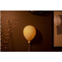 Porzellan-Wandlampe Im Ballon-Design Kinder | Nachtlicht Handgeschnitzt Perfekt Für Kinderzimmer Mattes Finish in Weiss von lglowHome