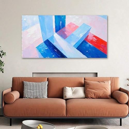 1 großes, modernes Landschaftsbild auf Leinwand, atemberaubend, anmutig, wunderschön, dieses abstrakte geometrische Badezimmer und Schlafzimmer, 70 x 140 cm, rahmenlos 1 großes, modernes Landschaftsbild auf Leinwand, atemberaubend, anmutig, wunderschön, dieses abstrakte geometrische Badezimmer und Schlafzimmer, 70 x 140 cm, rahmenlos von lianyibo