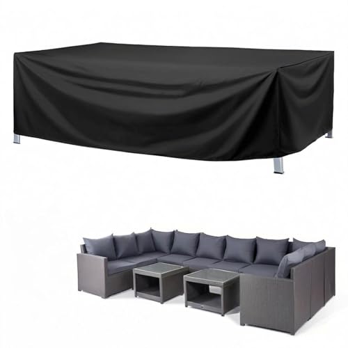 Abdeckung für Gartenmöbel 200x100x75cm, Wasserdicht Uv-Resistant Loungemöbel 420D Oxford Gewebe Abdeckhauben für Möbelsets, Staubfest Schutzhülle Gartenmöbel Abdeckung für Gartenmöbel 200x100x75cm, Wasserdicht Uv-Resistant Loungemöbel 420D Oxford Gewebe Abdeckhauben für Möbelsets, Staubfest Schutzhülle Gartenmöbel von lianyibo