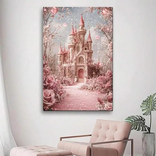Local Warehouse Bezauberndes Rosenschloss-Leinwandbild, lebendiger Garten und blühende Rosen, Dekoration für Wohnzimmer, Schlafzimmer und Büro, 60 x 80 cm, rahmenlos Local Warehouse Bezauberndes Rosenschloss-Leinwandbild, lebendiger Garten und blühende Rosen, Dekoration für Wohnzimmer, Schlafzimmer und Büro, 60 x 80 cm, rahmenlos von lianyibo