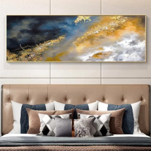 Modernes abstraktes Gemälde, Ölgemälde, Kunst, Leinwanddruck, Poster und Drucke, Leinwand, Wandkunst, Bild für Wohnzimmerdekor, 70 x 140 cm, rahmenlos Modernes abstraktes Gemälde, Ölgemälde, Kunst, Leinwanddruck, Poster und Drucke, Leinwand, Wandkunst, Bild für Wohnzimmerdekor, 70 x 140 cm, rahmenlos von lianyibo