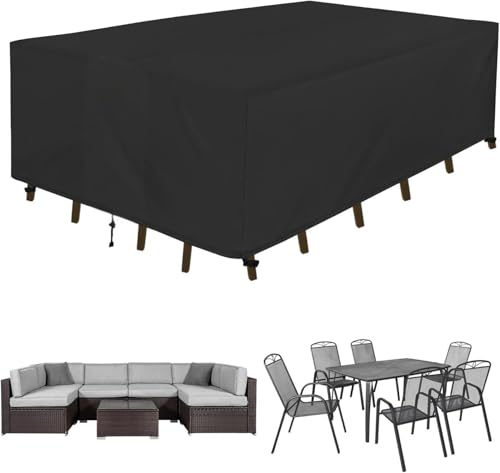 lianyibo Schwerlast 420D Oxford Gewebe Verbessertes 135x125x55cm Gartenmöbel Abdeckung Wasserdicht Winddicht Uv-Resistant Abdeckplane Gartenmöbel für Outdoor-Sofa Gartentisch Stühle und Möbelsets lianyibo Schwerlast 420D Oxford Gewebe Verbessertes 135x125x55cm Gartenmöbel Abdeckung Wasserdicht Winddicht Uv-Resistant Abdeckplane Gartenmöbel für Outdoor-Sofa Gartentisch Stühle und Möbelsets von lianyibo