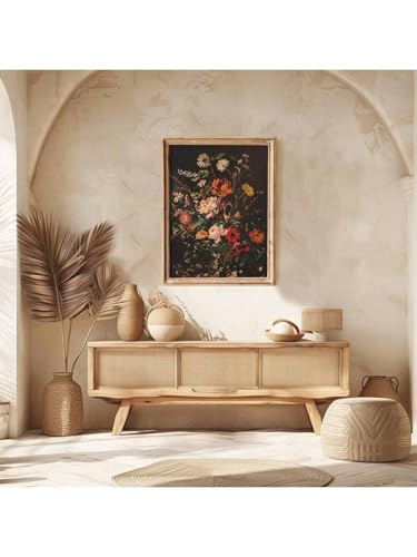 lianyibo Stück Wandkunst, botanische Poster, Vintage-Herbstblumendruck | Dunkles Herbstblumengemälde | Stimmungsvolle botanische Raumdekoration, 50 x 70 cm, rahmenlos lianyibo Stück Wandkunst, botanische Poster, Vintage-Herbstblumendruck | Dunkles Herbstblumengemälde | Stimmungsvolle botanische Raumdekoration, 50 x 70 cm, rahmenlos von lianyibo