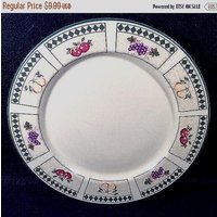 Auf Sale Newcor Fruit Karos Teller Schätze Für Den Tisch 10 5/8 Zoll Durchmesser Geschirr Ausgezeichnetem Zustand von libertyhallgirl