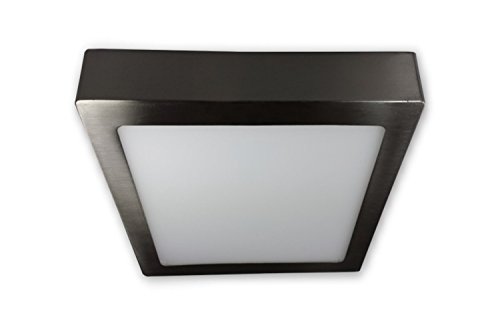 LICHT DISCOUNT LED Aufbauleuchte Aufbauspot 18W warmweiß 2800K | Moderne Panel Deckenlampe | Aufbaustrahler eckig 230V aus Aluminium | Deckenleuchte Deckenspot Aufputz alu gebürstet | LICHT DISCOUNT LED Aufbauleuchte Aufbauspot 18W warmweiß 2800K | Moderne Panel Deckenlampe | Aufbaustrahler eckig 230V aus Aluminium | Deckenleuchte Deckenspot Aufputz alu gebürstet | von LICHT DISCOUNT