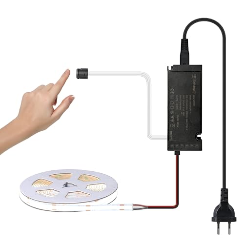 lichtvoll COB Led Streifen Led Strip 3M Kühles Kalt 6000K mit Berühren Dimmer Schalten und 36W Netzteil, Unterbauleuchte Led Streifen 3m Lichtbänder für Akustikpaneele Lichtleiste Küche lichtvoll COB Led Streifen Led Strip 3M Kühles Kalt 6000K mit Berühren Dimmer Schalten und 36W Netzteil, Unterbauleuchte Led Streifen 3m Lichtbänder für Akustikpaneele Lichtleiste Küche von lichtvoll