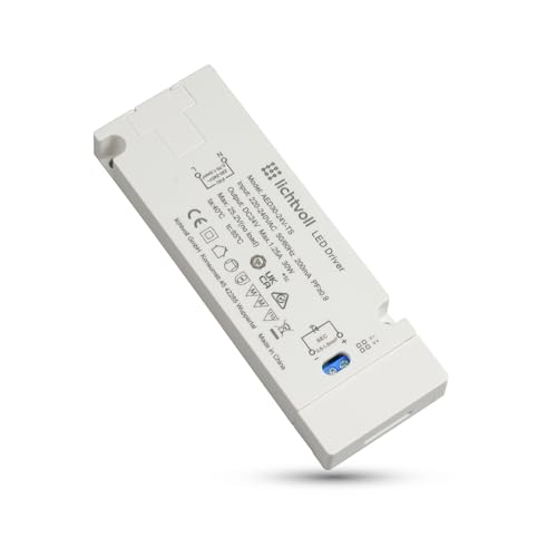 lichtvoll Led Trafo 24v 30W Led Netzteil Trafo 230v auf 24v 1.25A Led Driver Netzteil Led Trafo, Treiber Keine Mindestbelastung, Kein LED Flimmern, Kein Transformator Rauschen lichtvoll Led Trafo 24v 30W Led Netzteil Trafo 230v auf 24v 1.25A Led Driver Netzteil Led Trafo, Treiber Keine Mindestbelastung, Kein LED Flimmern, Kein Transformator Rauschen von lichtvoll