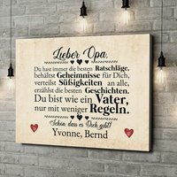 Personalisierte Leinwand Opa Ist Der Beste Geschenk Für Deinen Opa, Großvater Geschenk, Geburtstag Personalisierte Leinwand Opa Ist Der Beste Geschenk Für Deinen Opa, Großvater Geschenk, Geburtstag von liebesleinwand