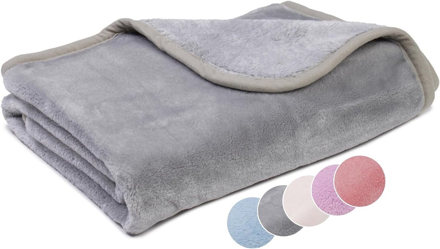 Kinderdecke Kuscheldecke Kids, liebling, Cashmere Feeling Kinderdecke, Premium Sofa Decke, warme Wohndecke von liebling