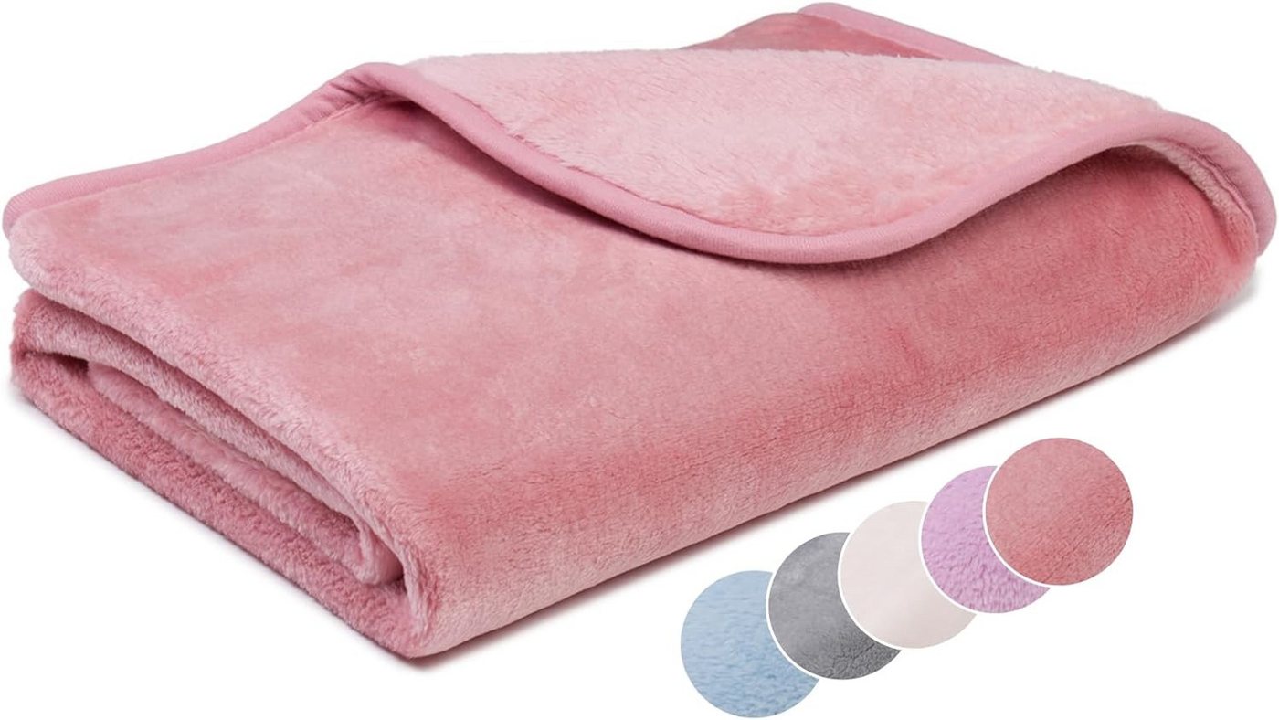 Kinderdecke Kuscheldecke Kids, liebling, Cashmere Feeling Kinderdecke, Premium Sofa Decke, warme Wohndecke von liebling