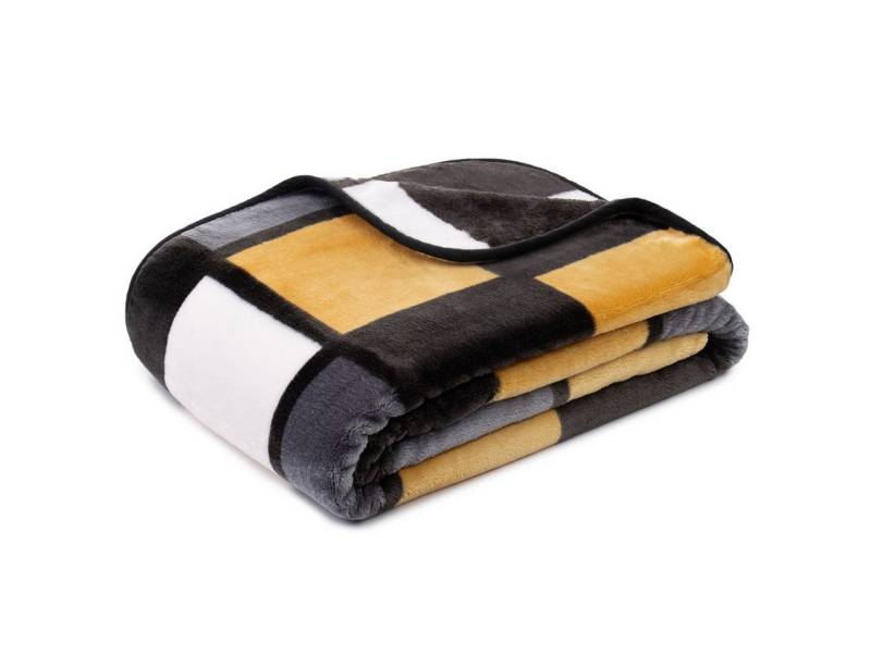 Wohndecke Kuscheldecke, liebling, mit bedrucktem Motiv, angenehm auf der Haut, ideal für die Couch von liebling