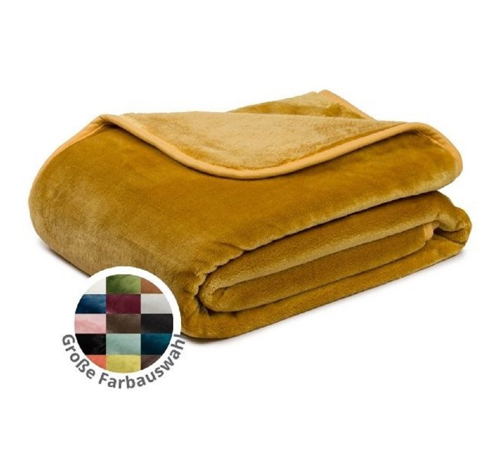 Wohndecke Kuscheldecke Cashmere Feeling, liebling, wärmeisolierend, feuchtigkeitsregulierend, aus High-Tech Mikrofaser von liebling