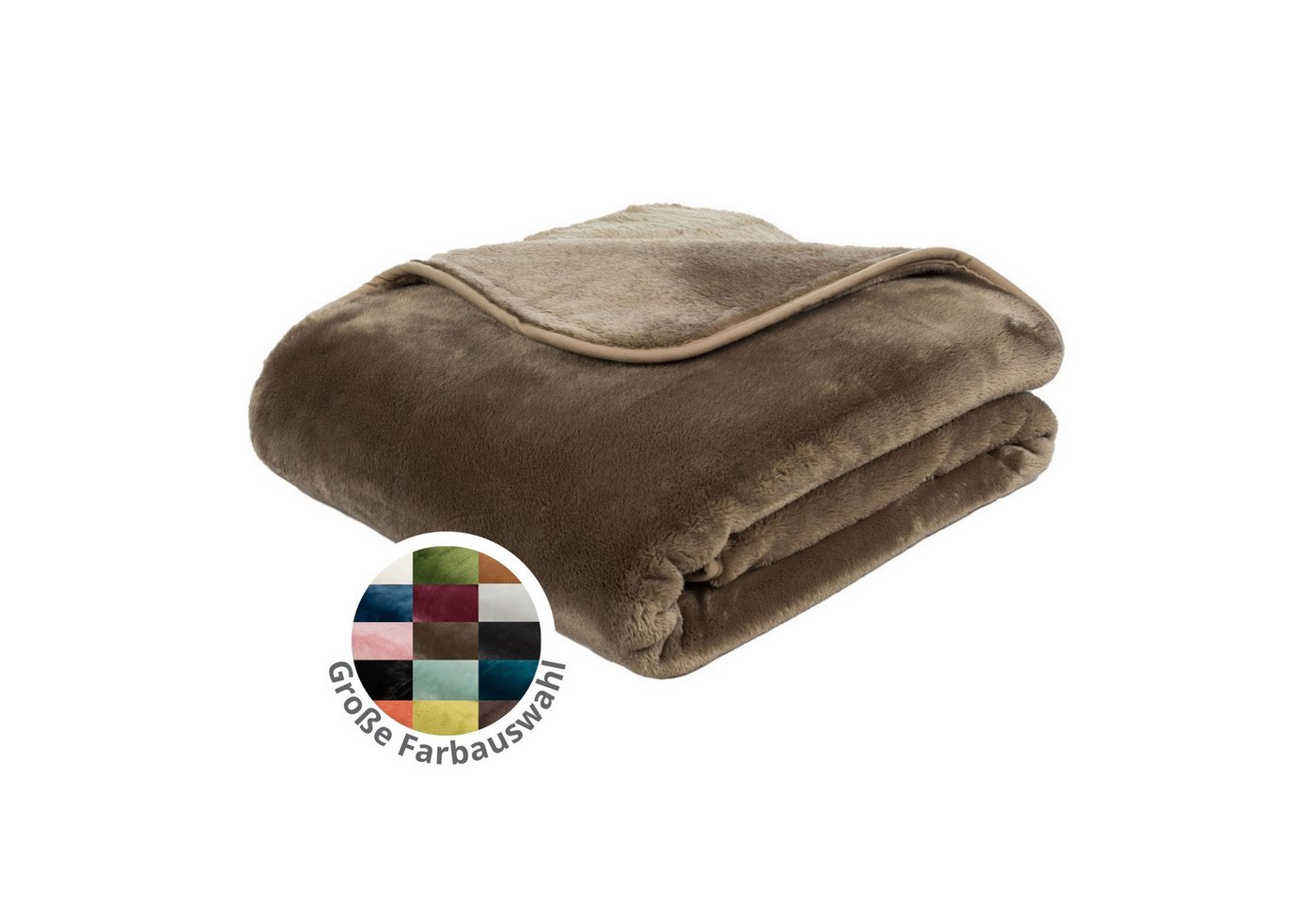 Wohndecke Kuscheldecke Cashmere Feeling, liebling, wärmeisolierend, feuchtigkeitsregulierend, aus High-Tech Mikrofaser von liebling