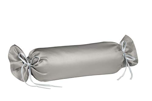 liebling Kissenhülle Nackenrolle Interlock Jersey 40 x 15 cm, Farbe grau, Kissenbezug aus 100% Baumwolle, edler Glanz, waschbar 60 Grad, Ökotex 100 liebling Kissenhülle Nackenrolle Interlock Jersey 40 x 15 cm, Farbe grau, Kissenbezug aus 100% Baumwolle, edler Glanz, waschbar 60 Grad, Ökotex 100 von liebling
