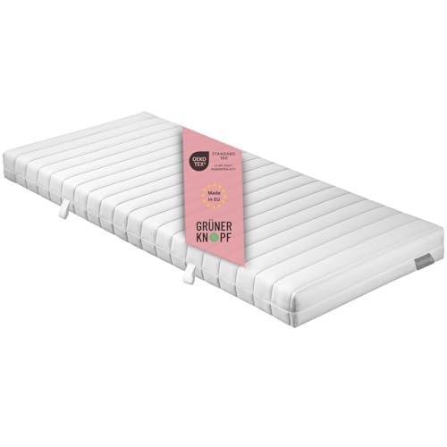 liebling Matratze 100x200 cm, orthopädische Taschenfederkernmatratze Härtegrad H3, Öko-Tex, ergonomische 7 Zonen Federkernmatratze, Höhe 16, Made in EU von liebling