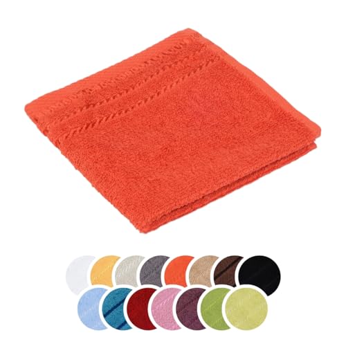 liebling Seiftuch, 100% Baumwolle, Serie Potsdam, 30 x 30 cm, 60 Grad waschbar, trocknergeeignet, Farbe: orange liebling Seiftuch, 100% Baumwolle, Serie Potsdam, 30 x 30 cm, 60 Grad waschbar, trocknergeeignet, Farbe: orange von liebling