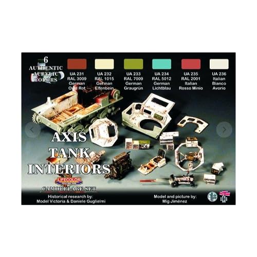 Camouflage Set LifeColor CS22 AXIS TANK INTERIORS von lifecolor