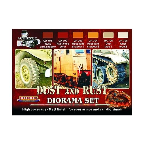 LifeColor Dust And Rust Set (22ml x 6) # LC-CS10 von lifecolor