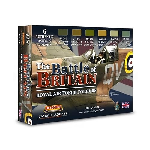 LifeColor Battle of Britain RAF Set (22ml x 6) # LC-CS35 von lifecolor