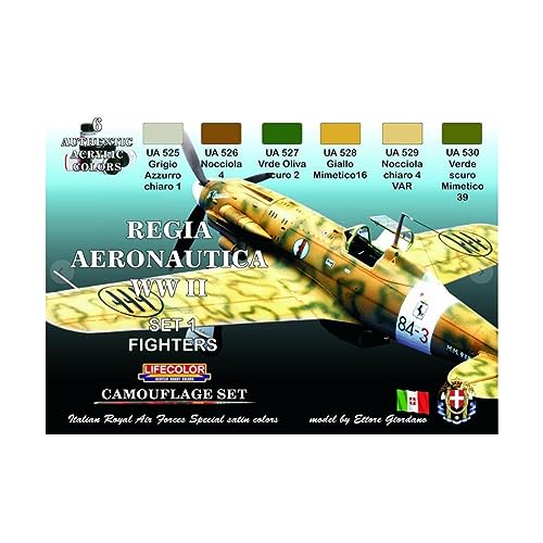 lifecolor Acrylics LC-CS19 World War 2 Italienische Regia Luftfahrt Paint Set von lifecolor