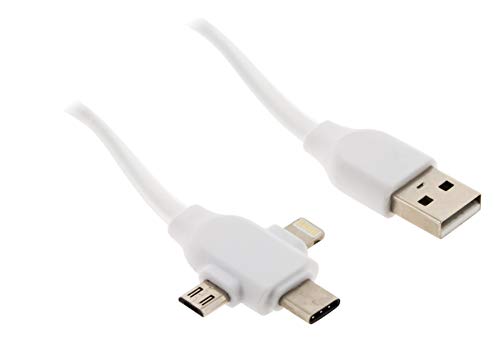 Lifedom 211004 Universelles USB-Kabel, Weiß von Zenitech
