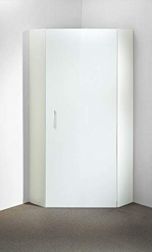 lifestyle4living | Eckschrank in Weiß mit viel Stauraum, Kleiderschrank mit 1 Tür und 5 verstellbaren Böden, Stauraumschrank B/H/T ca. 80/185/80 cm… lifestyle4living | Eckschrank in Weiß mit viel Stauraum, Kleiderschrank mit 1 Tür und 5 verstellbaren Böden, Stauraumschrank B/H/T ca. 80/185/80 cm… von lifestyle4living
