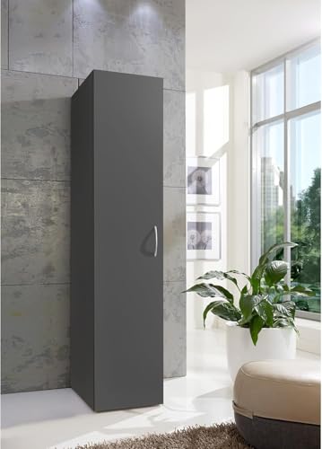 lifestyle4living | Vielseitiger Mehrzweckschrank | Schwarz | 40 cm Tiefe | Verschieden Breiten verfügbar | 6 Regalböden | Wechselbarer Türanschlag lifestyle4living | Vielseitiger Mehrzweckschrank | Schwarz | 40 cm Tiefe | Verschieden Breiten verfügbar | 6 Regalböden | Wechselbarer Türanschlag von lifestyle4living