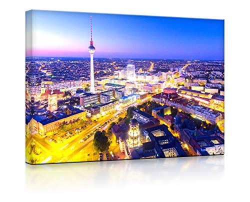 lightbox multicolor | Bilder mit Fernbedienung | Berlin City | 100x70 cm | Fully Lighted von lightbox multicolor