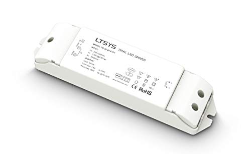 LIGHTEU®, 36 W 24 V DC 1,5 A TRIAC LED Netzteil Mit Dimmbarem Treiber Transformator, 3 in 1 Unterstützung für Triac ELV und Push-DIM von lighteu