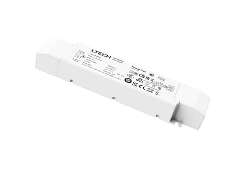 LIGHTEU®, 36 W 24 V DC 1,5 A TRIAC LED dimmbares Treiber Transformator Netzteil, 3-in-1-Unterstützung für Triac ELV und Push-DIM-dimmbares Netzteil von lighteu