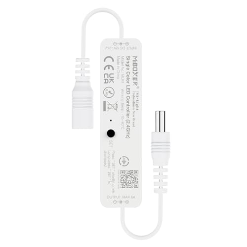 LIGHTEU®, Miboxer 2,4 GHz Mini-Einzelfarb-LED-Controller DC12V-24V Max 6A Dimmer, MLR1 von lighteu