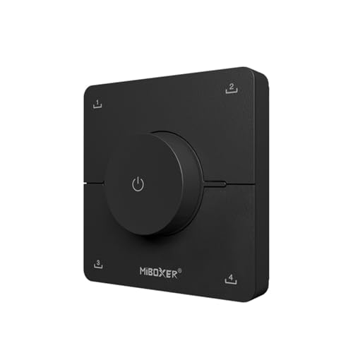 LIGHTEU®, Miboxer 2,4 GHz Rotierende CCT Szenenfernbedienung mit Magnethalterung Farbtemperatur Helligkeit dimmbar, K0-B von lighteu