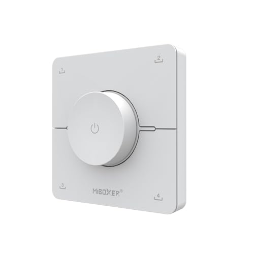 LIGHTEU®, Miboxer 2,4 GHz Rotierende CCT Szenenfernbedienung mit Magnethalterung Farbtemperatur Helligkeit dimmbar, K0 von lighteu