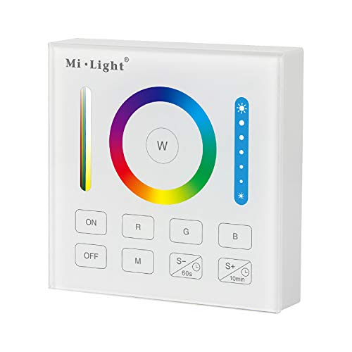 LIGHTEU®, Miboxer Milight RGBCCT Smart Panel Fernbedienung B0, kompatibel mit Milight RGBW/RGBCCT Glühbirnen Downlights Fluter Strip Controller von lighteu