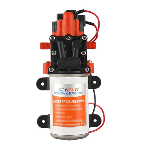LIGHTEU®, Seaflo DC 24 V 5 l/min 6,9 bar 22S selbstansaugend mit Bypass-Wassermembranpumpe bei Bedarf SFDP2-013-100-22 von lighteu
