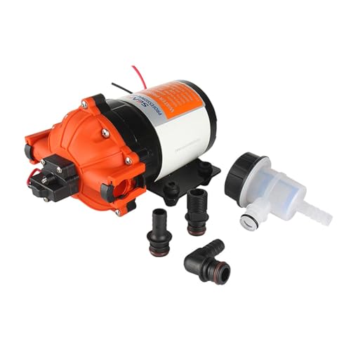 LIGHTEU®, Seaflo DC 24V 26,5 LPM 4,2 bar 53S Selbstansaugend mit Bypass Bedarfsgesteuerte Wassermembranpumpe für Wohnmobil Camper SFDP2-070-060-53 von lighteu