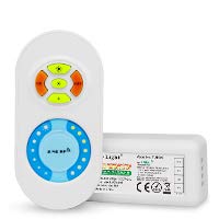 LIGHTEU, Milight Miboxer 2.4G Dual White LED Strip RF Wireless Remote+Controller Receiver DC12-24V 10A, fut022 von lighteu